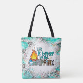 女性用キャンピングトートバッグ トートバッグ (裏面)