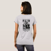 女性用グレーTシャツ Ag Society Tシャツ (裏面フル)