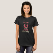 女性用ケンタッキー競馬ラッキーベッティング乗馬 Tシャツ (正面フル)