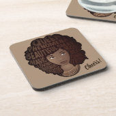 女性用コースターのセット6を奨励 コースター (左側)