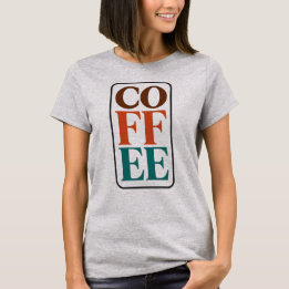 女性用コーヒーTシャツ | コーヒー愛好家のためのTシャツ Tシャツ