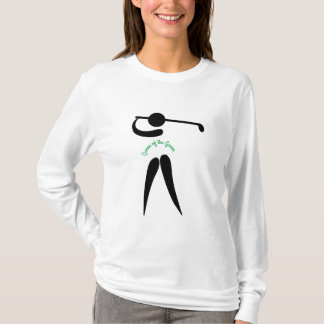 女性用ゴルフシャツ - クイーン・オブ・ザ・グリーン Tシャツ