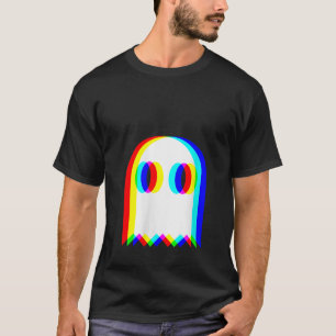 女性用ゴーストトリッピー・ヴェイパーウェーブハウスミュージックフェスティバル Tシャツ