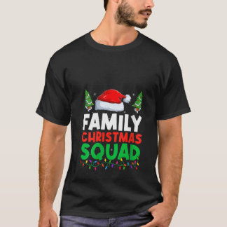 女性用サンタ クリスマスパジャマ マッチング ファミリー クリスマス Tシャツ