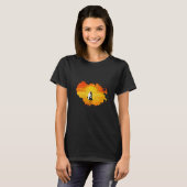 女性用シャチ 海の動物 クジラ 日没 オルカ Tシャツ (正面フル)