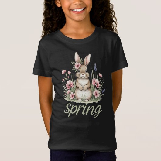 女性用スプリングラビット Tシャツ (正面)
