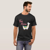 女性用スペイン語Tia Llamaおばさんトップス Tシャツ (正面フル)