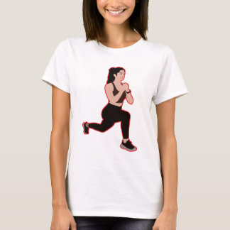 女性用スポーツTシャツ Tシャツ