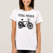女性用スラックスの自転車のTシャツ Tシャツ (正面)