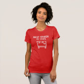 女性用スリムTシャツ |ピレ最高のス・コーチ Tシャツ (正面フル)