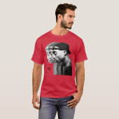 女性用スーパックリピートVネックヴィンテージ家族 Tシャツ (正面フル)
