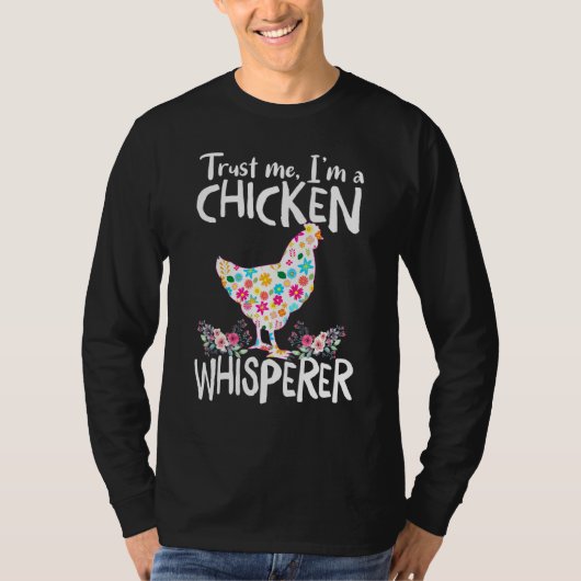 女性用チキンウィスパーラーティーチキン農家 Tシャツ (正面)