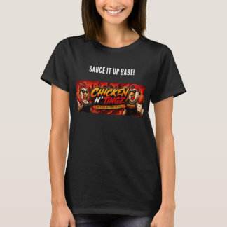 女性用チキンN'ティンゴ Tシャツ
