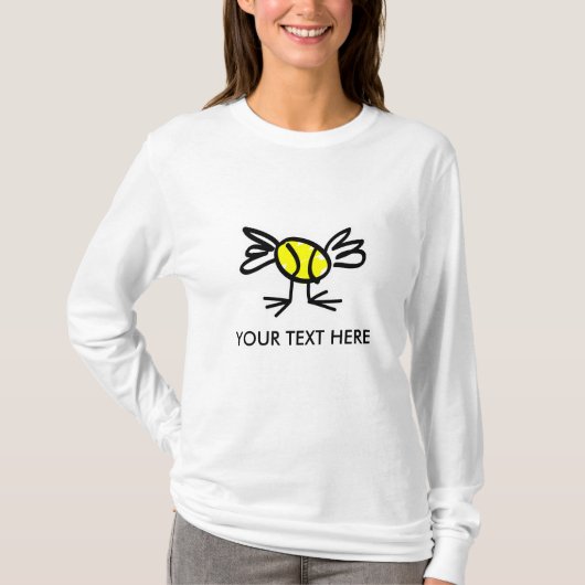 女性用テニスウェア Tシャツ (正面)