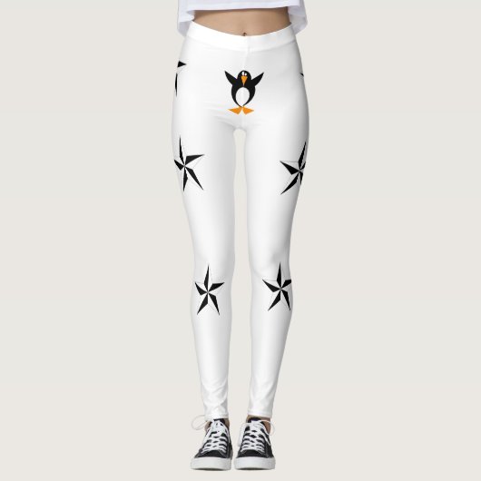 女性用トレーニングおもしろいファッションゼリーシェイク レギンス (正面)