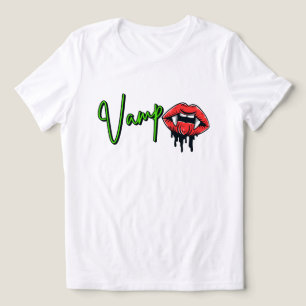 女性用ハロウィン吸血鬼Tシャツ トライブレンドTシャツ