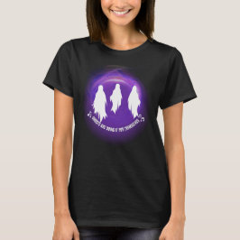 女性用ハロウィンTシャツ - ゴースト・イズ・ドゥーイング・イット・フォー・ゼルセルヴズ Tシャツ