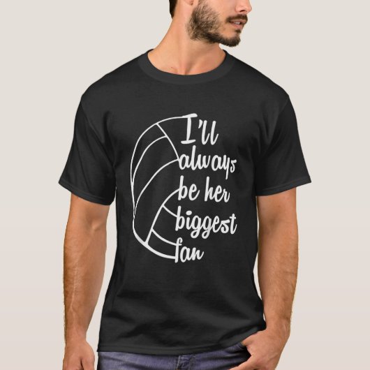 女性用バレーボール母パパコーチバレーボール Tシャツ (正面)