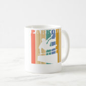女性用パルクール コーヒーマグカップ (正面右)