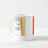 女性用パルクール コーヒーマグカップ (正面左)