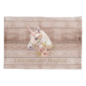 女性用ピローケース標準ユニコーン 枕カバー (裏面)