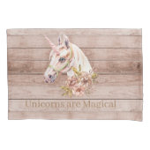 女性用ピローケース標準ユニコーン 枕カバー (正面)
