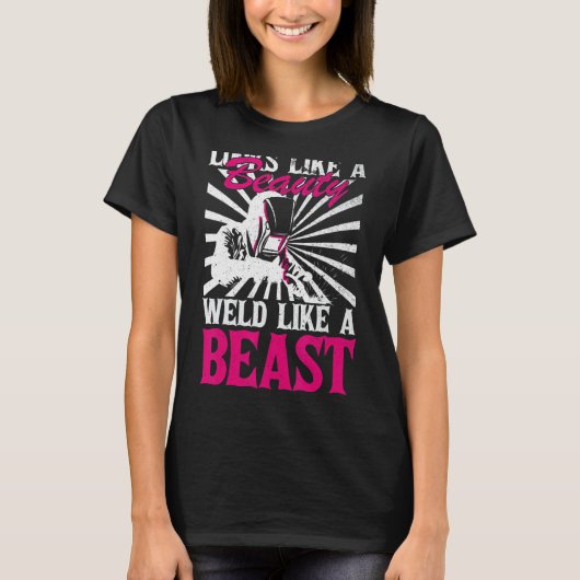 女性用ファブリケータ溶接機 Tシャツ (正面)