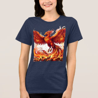 女性用フェニックスシャツ – Phoenix+Rising トライブレンドＴシャツ