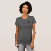 女性用フラワーデザインTシャツ Tシャツ (正面フル)