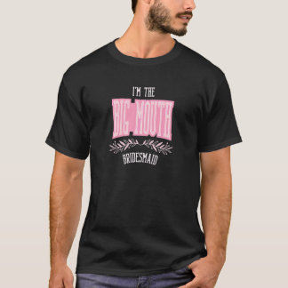 女性用ブライズメイドビッグマウスお揃いバチェラー Tシャツ