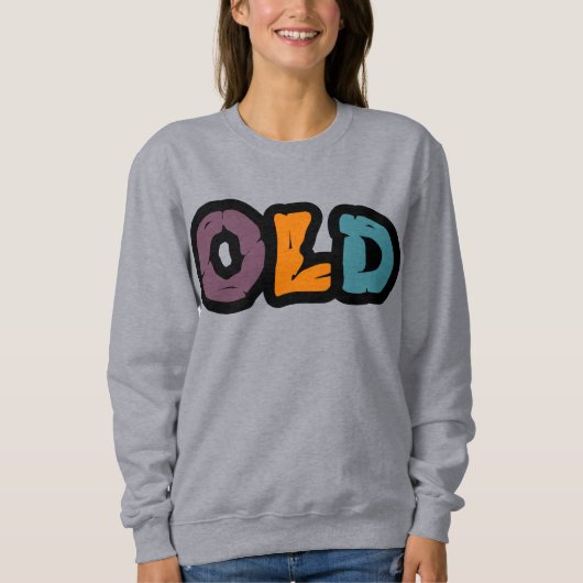 女性用ベーシックトレーナー OLD スウェットシャツ (正面)