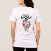 女性用ベーシックTシャツ トライブレンドTシャツ (裏面)