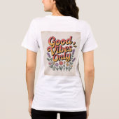 女性用ベーシックTシャツ トライブレンドＴシャツ (裏面)