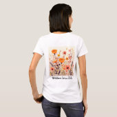 女性用ベーシックTシャツ Tシャツ (裏面フル)