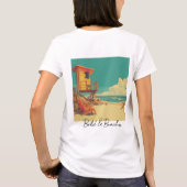 女性用ベーシックTシャツ Tシャツ (裏面)