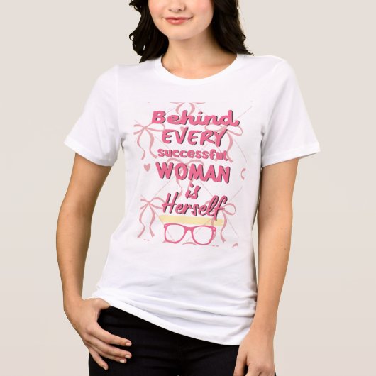 女性用ホワイトTシャツ トライブレンドＴシャツ (正面)