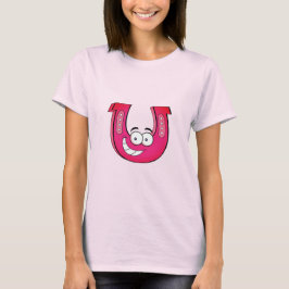 女性用ホースシューピッチングTシャツ Tシャツ