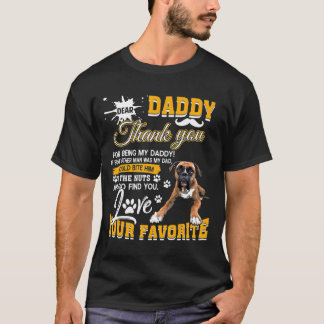 女性用ボクサー男犬 Tシャツ