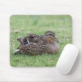 女性用マラルドのポートレート マウスパッド (マウス)