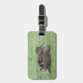 女性用マラルドのポートレート ラゲッジタグ (正面縦)