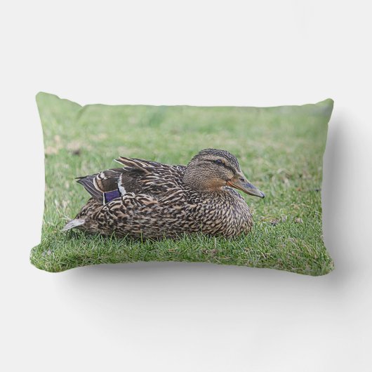 女性用マラルドのポートレート ランバークッション (正面)