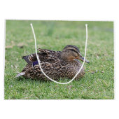 女性用マラルドのポートレート ラージペーパーバッグ (裏面)