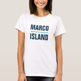 女性用マルコアイランド フロリダTシャツ Tシャツ