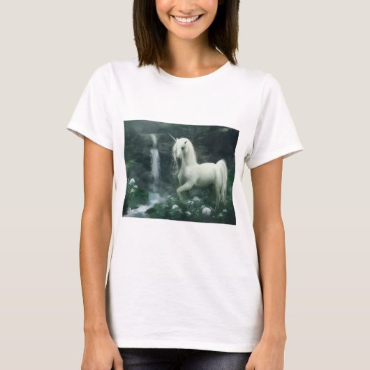 女性用ユニコーンTシャツ Tシャツ (正面)