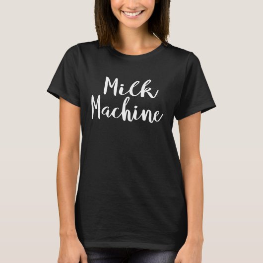 女性用乳機の授乳認識度 Tシャツ (正面)