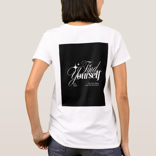 女性用夏のシャツ Tシャツ (裏面)