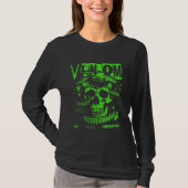 女性用放射能毒液長袖Tシャツ Tシャツ (正面)