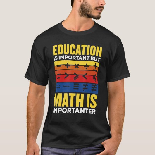 女性用数学グラフィック男性の数学数学者 Tシャツ (正面)