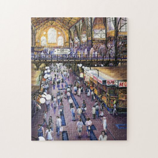 女性用水の押入れは?ブダペスト ジグソーパズル (縦)