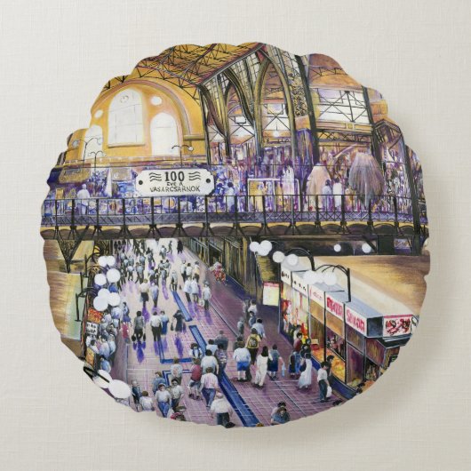 女性用水の押入れは？ブダペスト ラウンドクッション (正面)